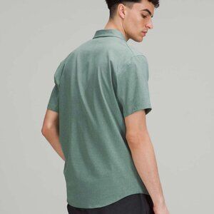 Lululemon Airing Easy Short Sleeve Shirt *Ventlight Mesh - Men's Heathered Teal